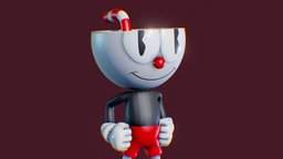 Cuphead Statue