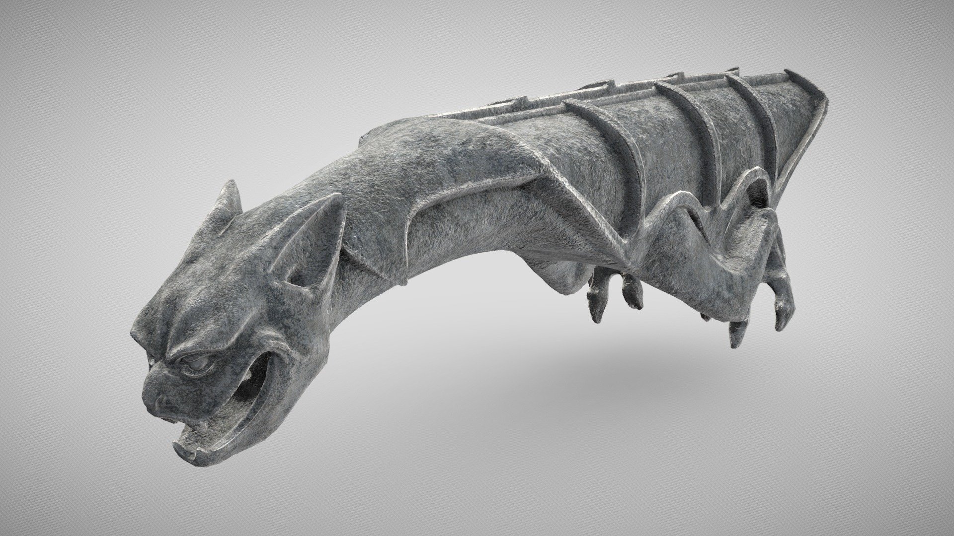 Waterspout Gargoyle "Vrykolakas" 3d model