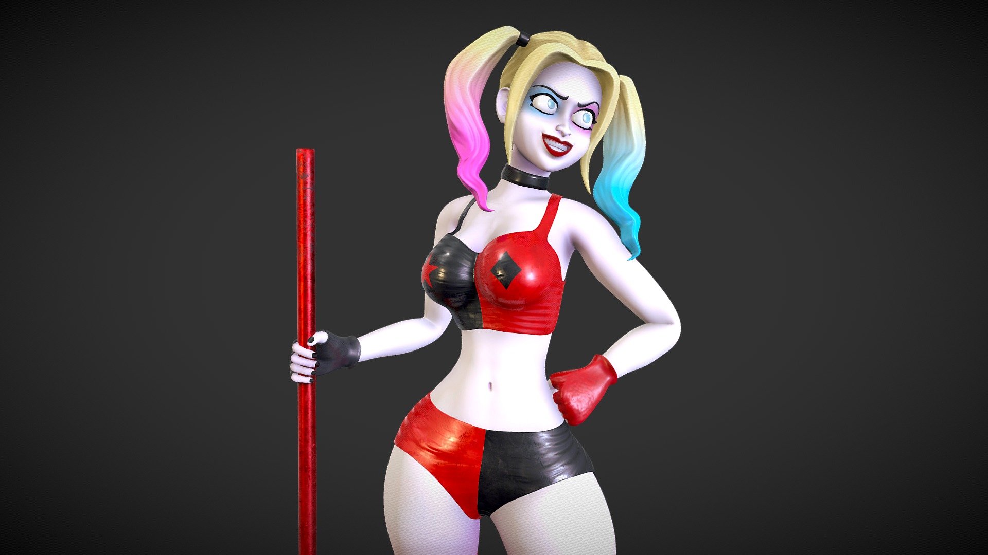 Harley Quinn from HBO Series 3d model