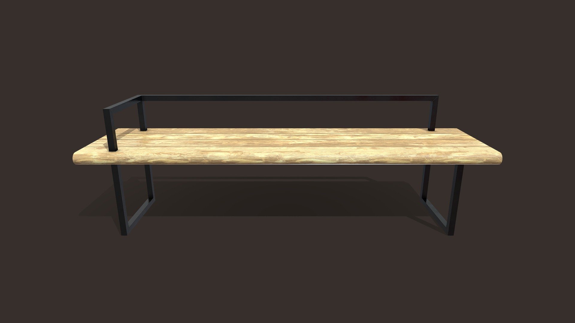 Waiting Bench 3d model