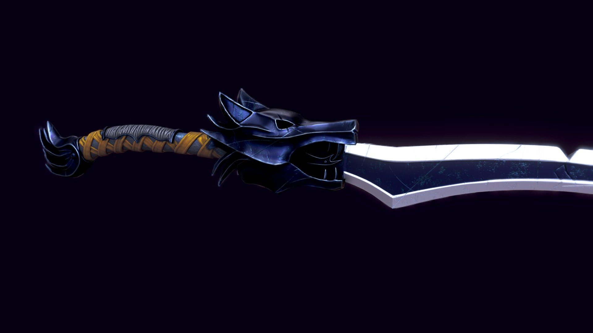 Wolven blade 3d model