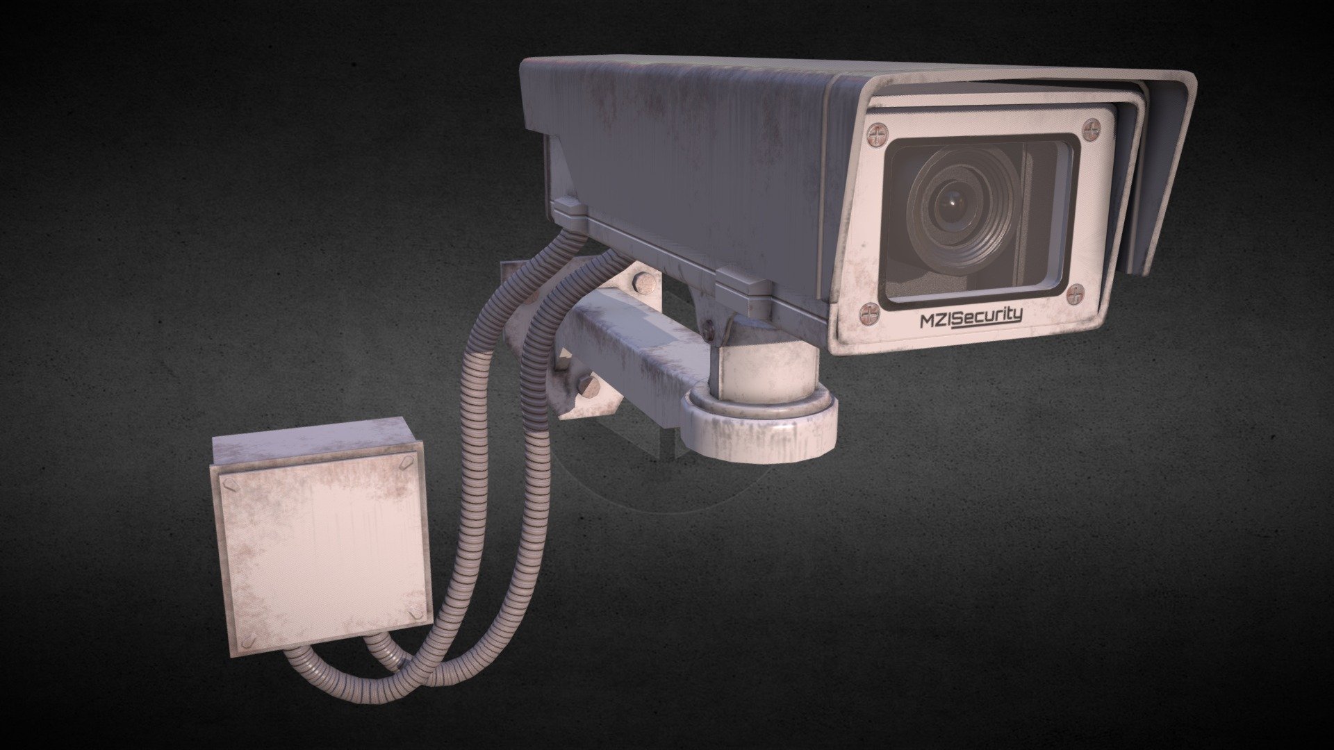 Security Camera (Game Ready Asset) 3d model