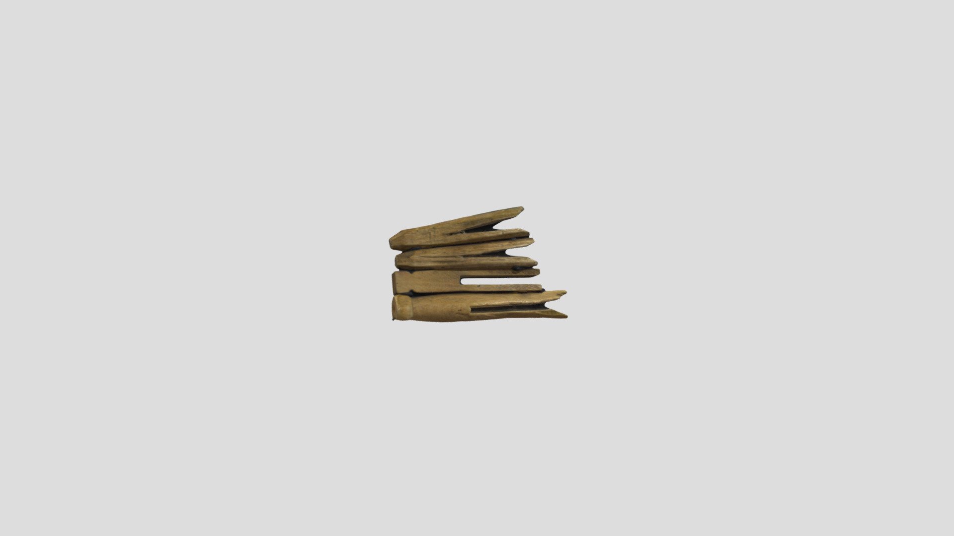 Clothes pegs 3d model