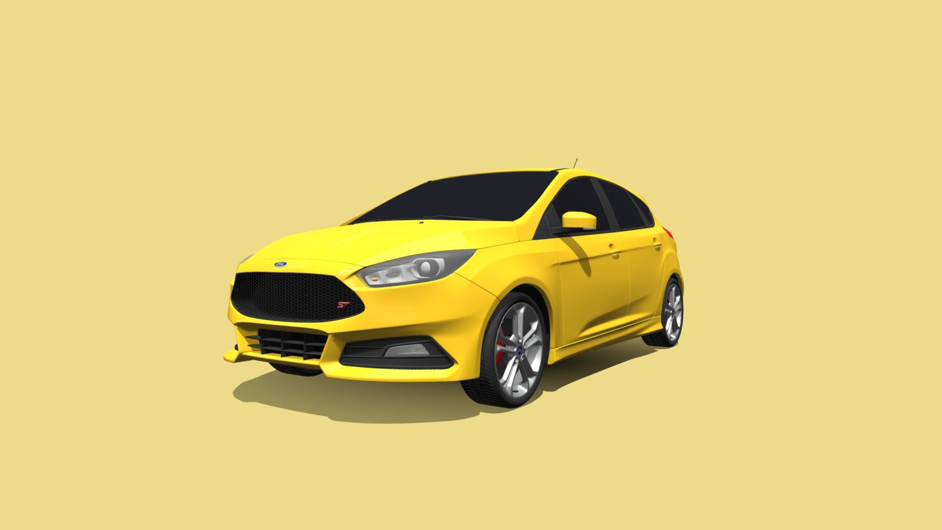 Ford Focus Mk III ST 3d model