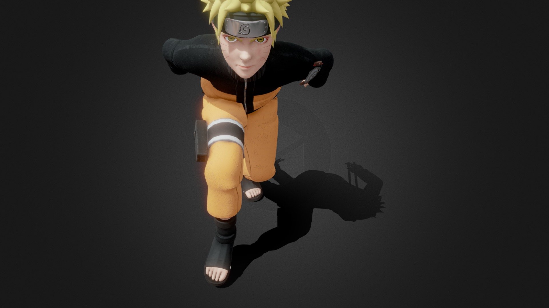 Naruto Uzumaki (Running Animation) 3d model