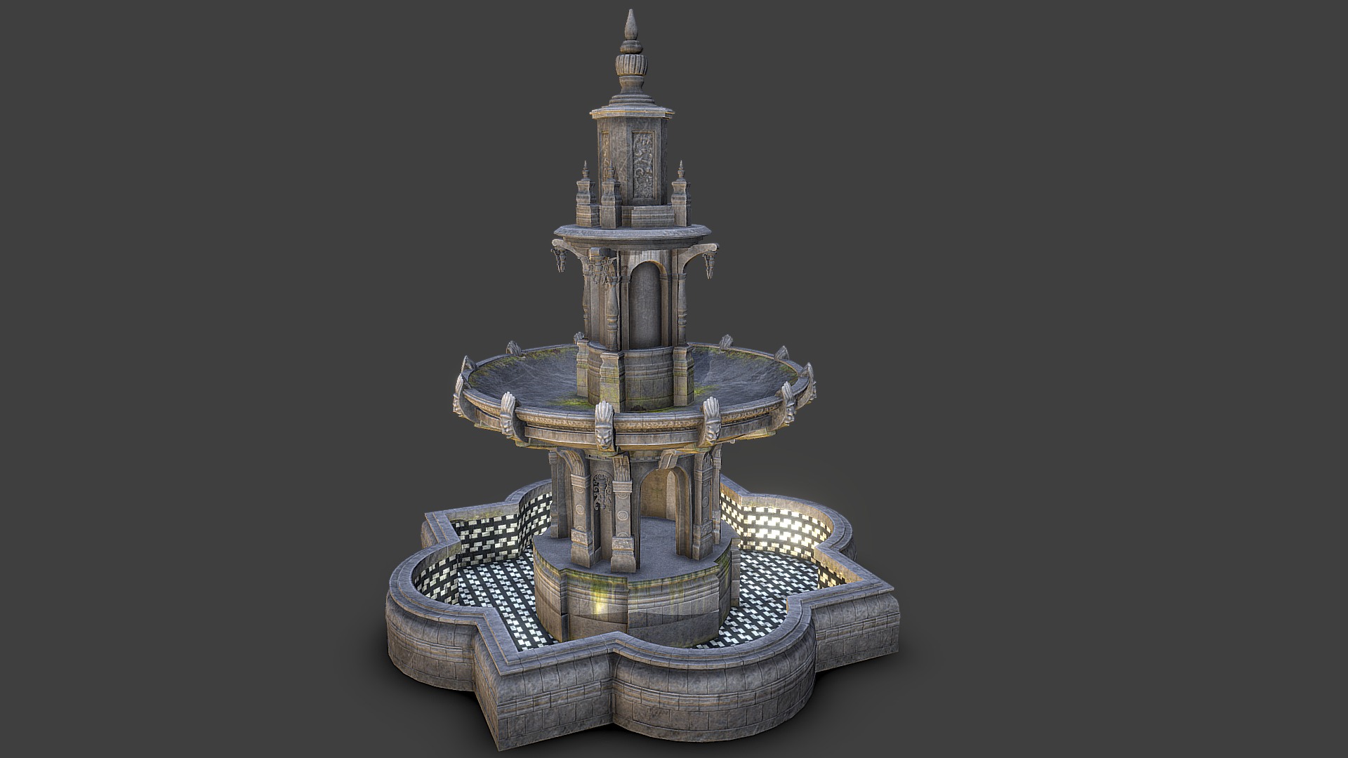 Fountain (2015) 3d model