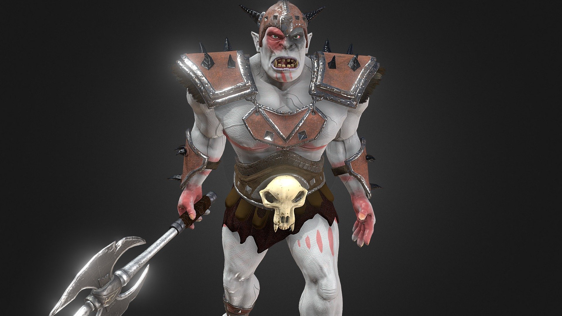 Orc game character 3d model