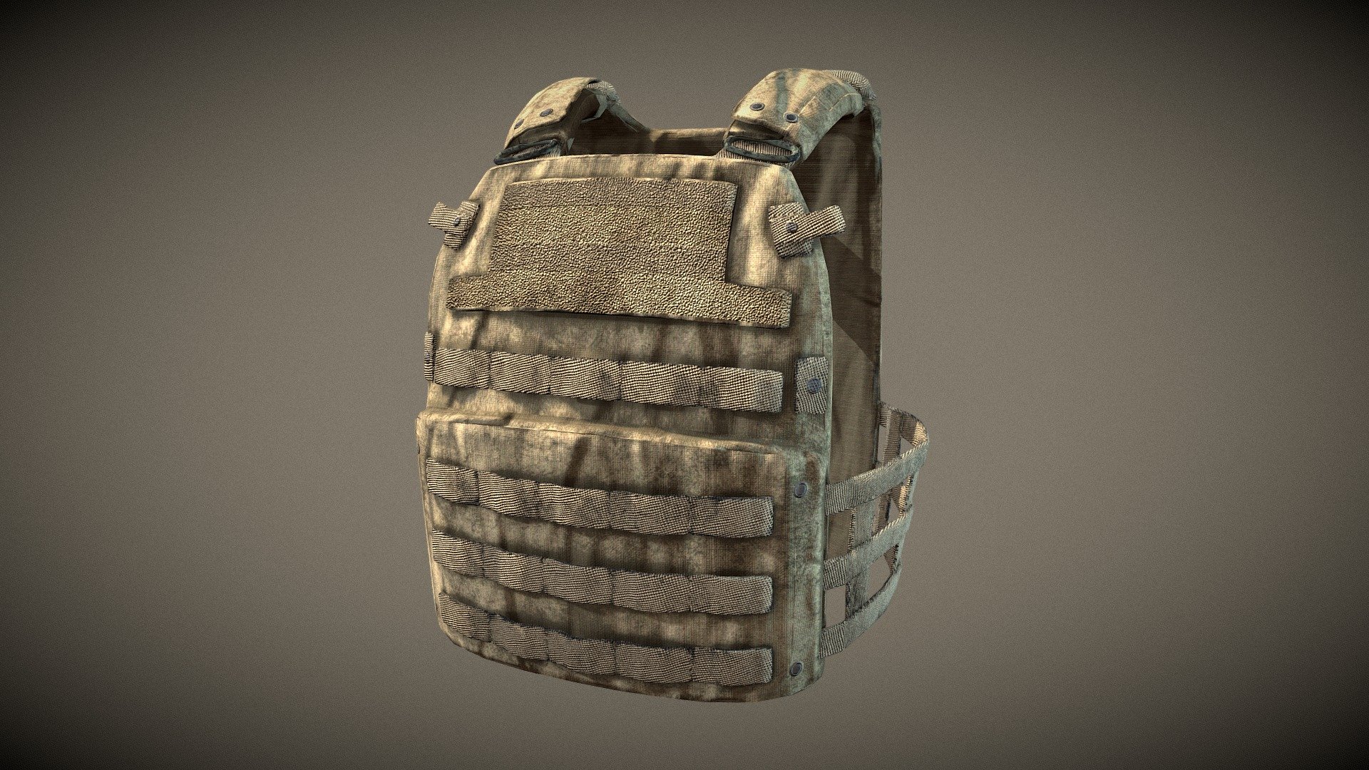 WTC M7 Military Vest Body Armor 3d model