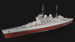 HMS Hood 1942 Refit