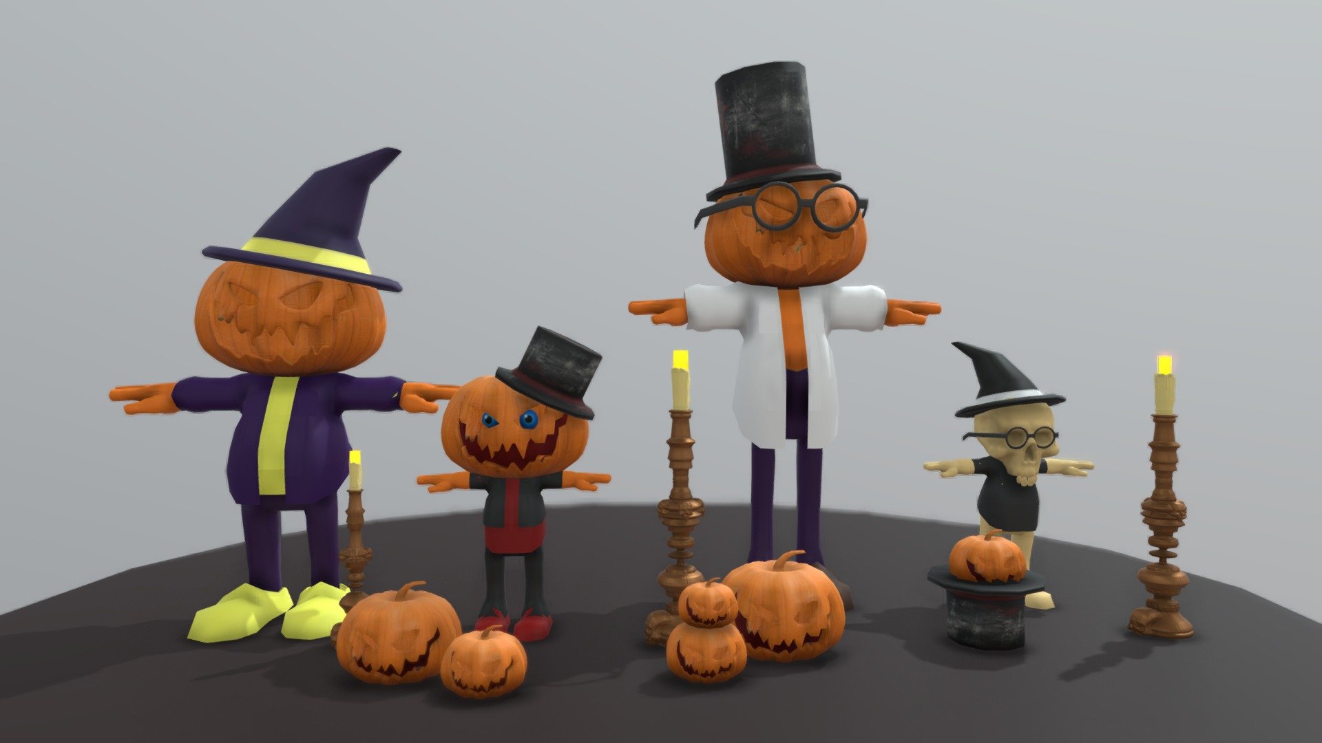 Halloween Pack 3d model