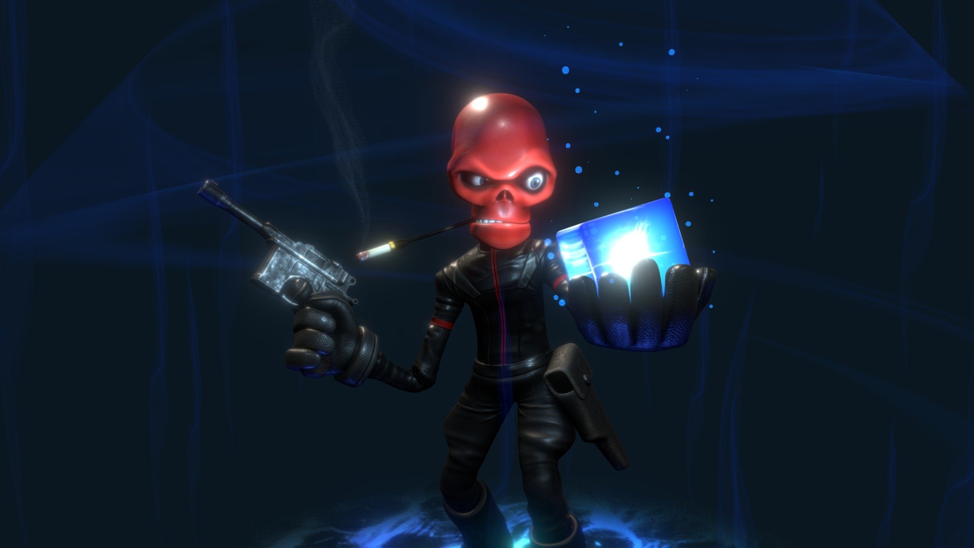 redskull_toon 3d model