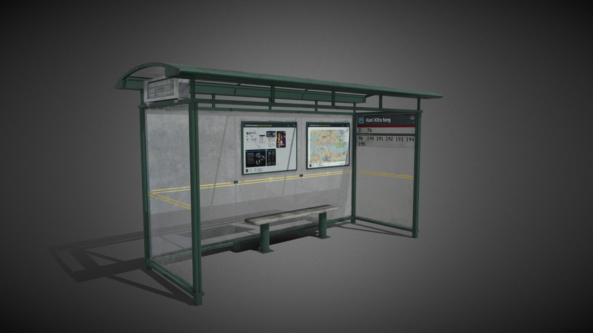 busStop 3d model