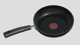 8 Inch Frypan Low Poly PBR