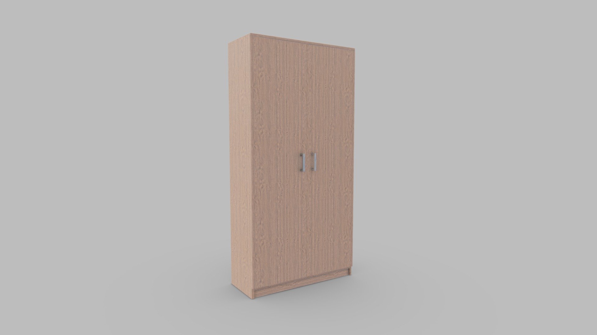 Office Cupboard Low-poly 3D model 3d model