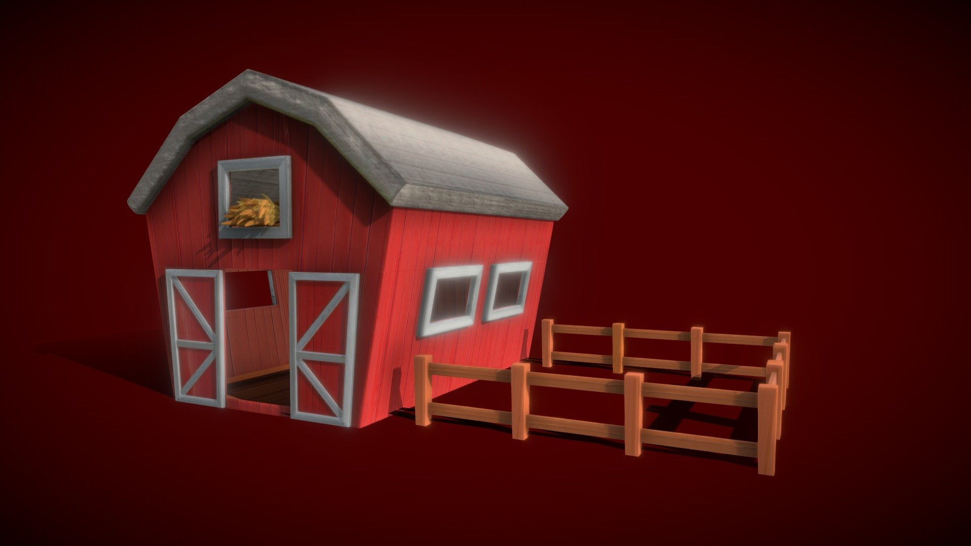 Farm Building 3d model