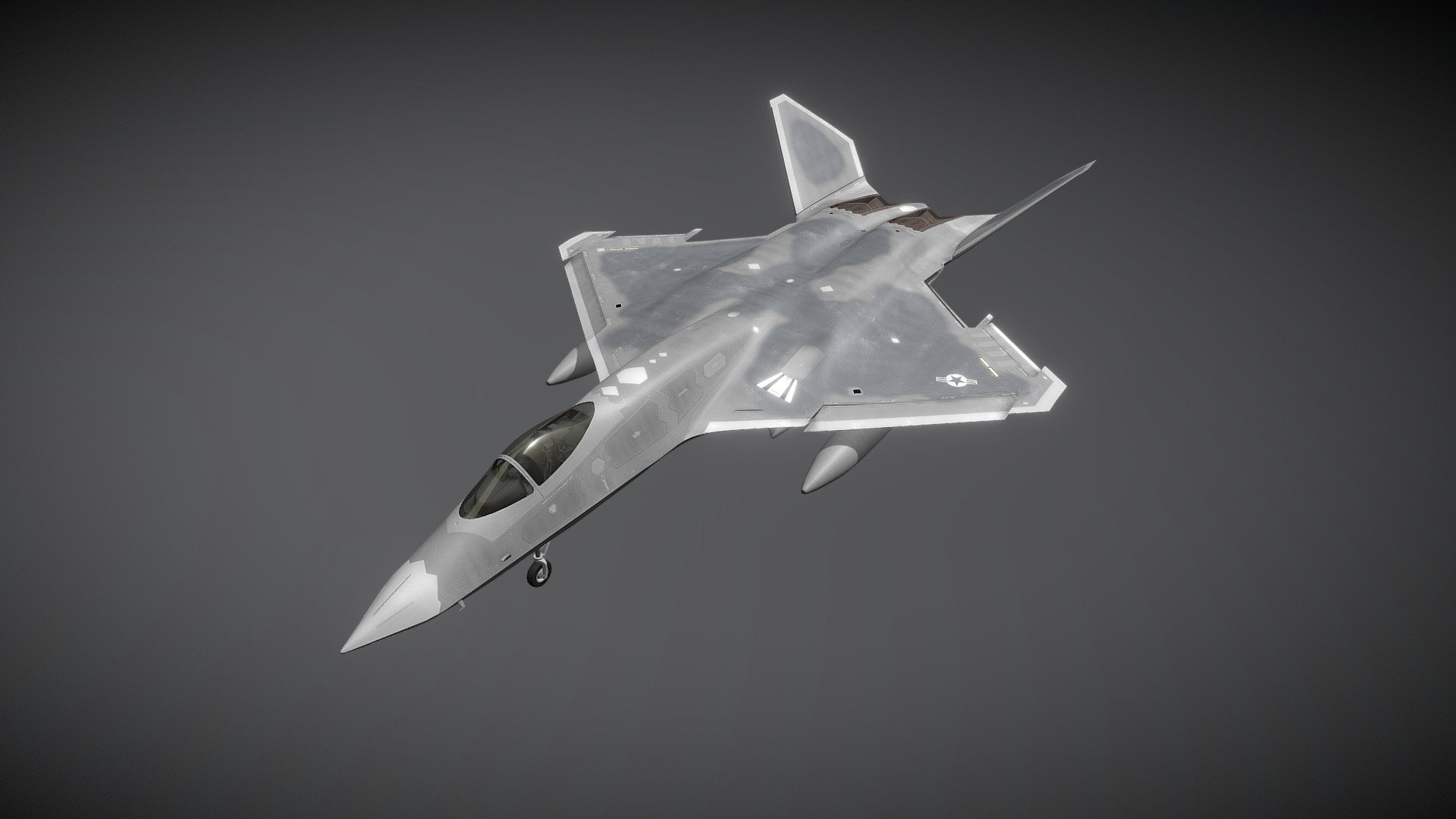 F-23A Black Widow II 3d model