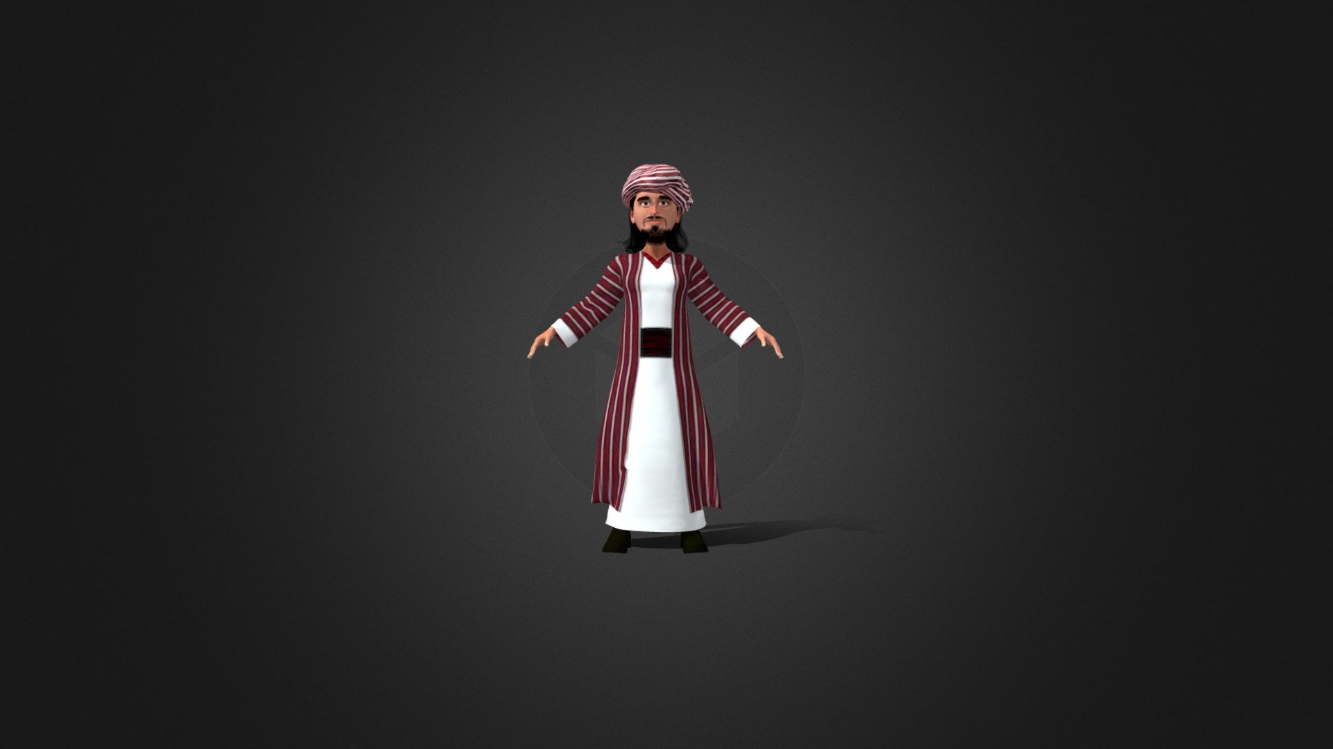 A man from Andalusia 3d model