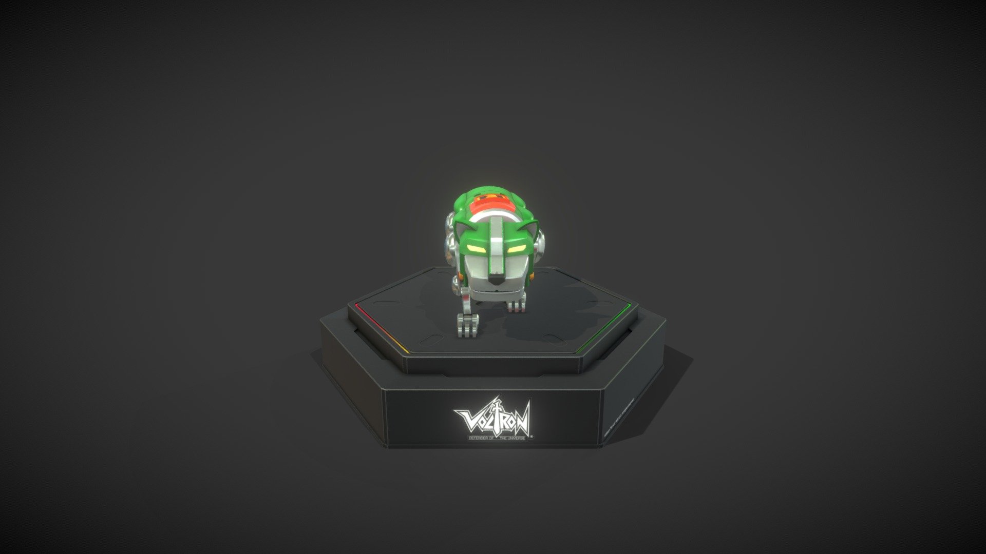 Voltron_GreenLion 3d model