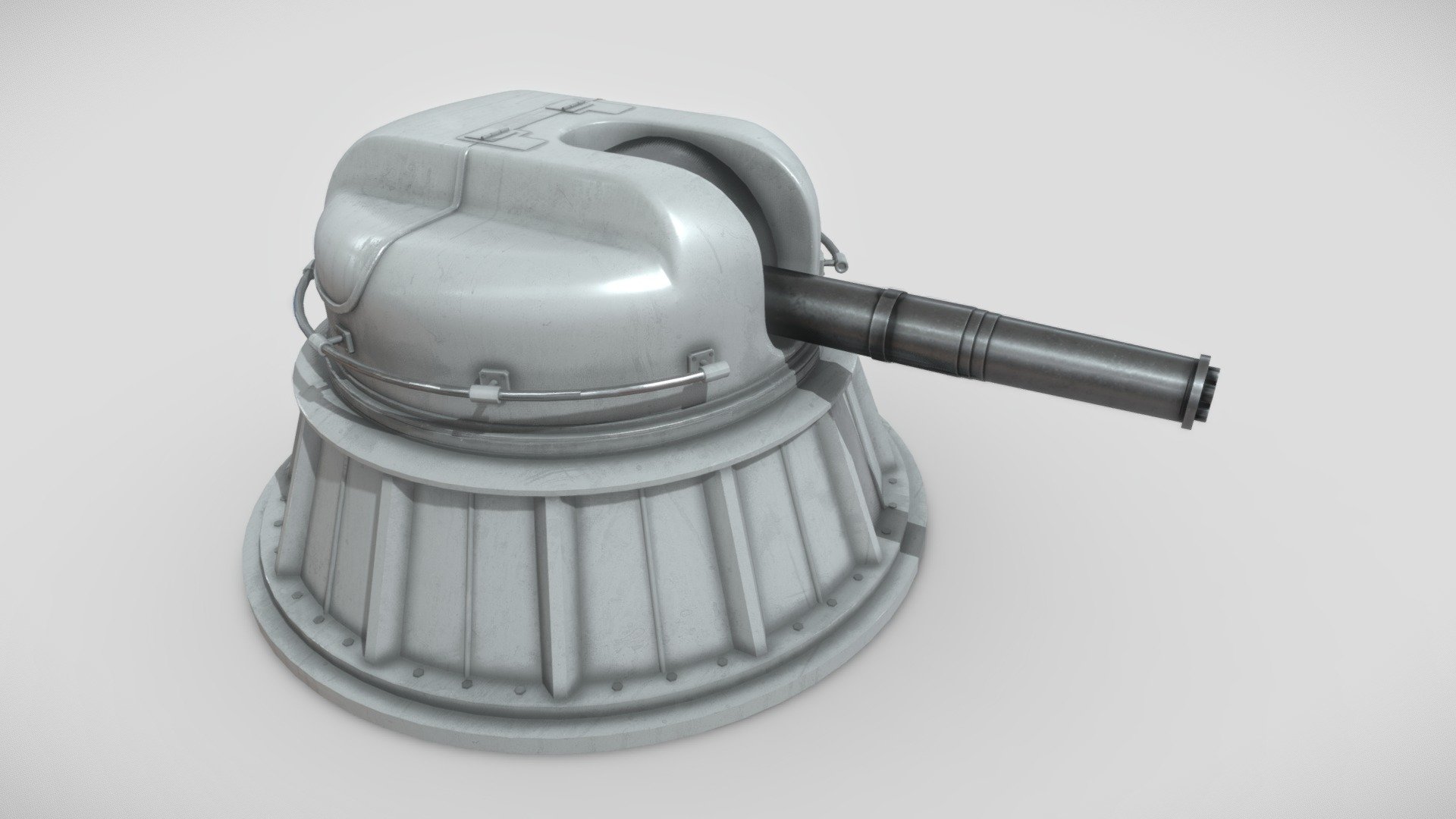 AK 630 naval close in weapon system 3d model