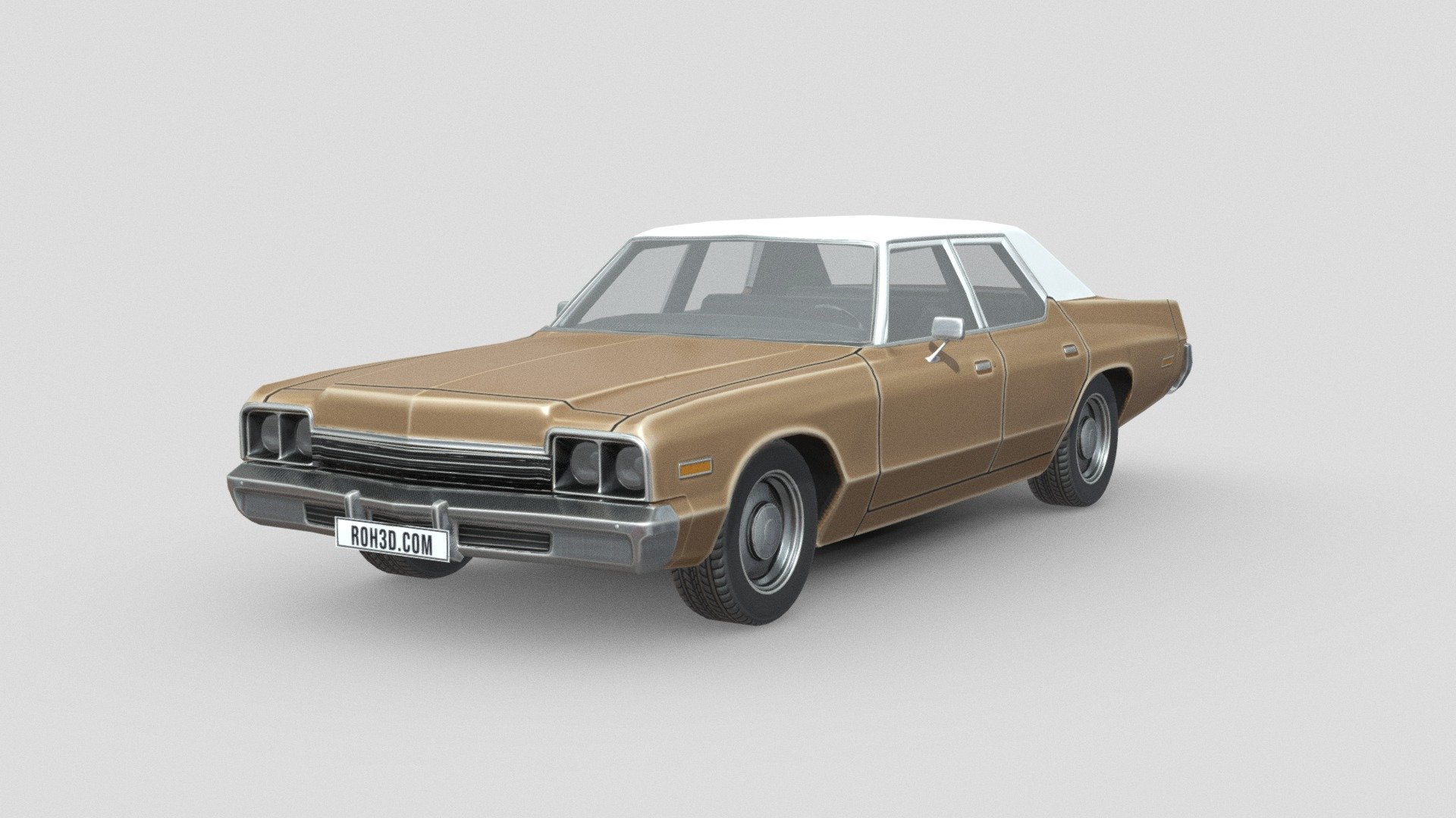 Low Poly Car 3d model