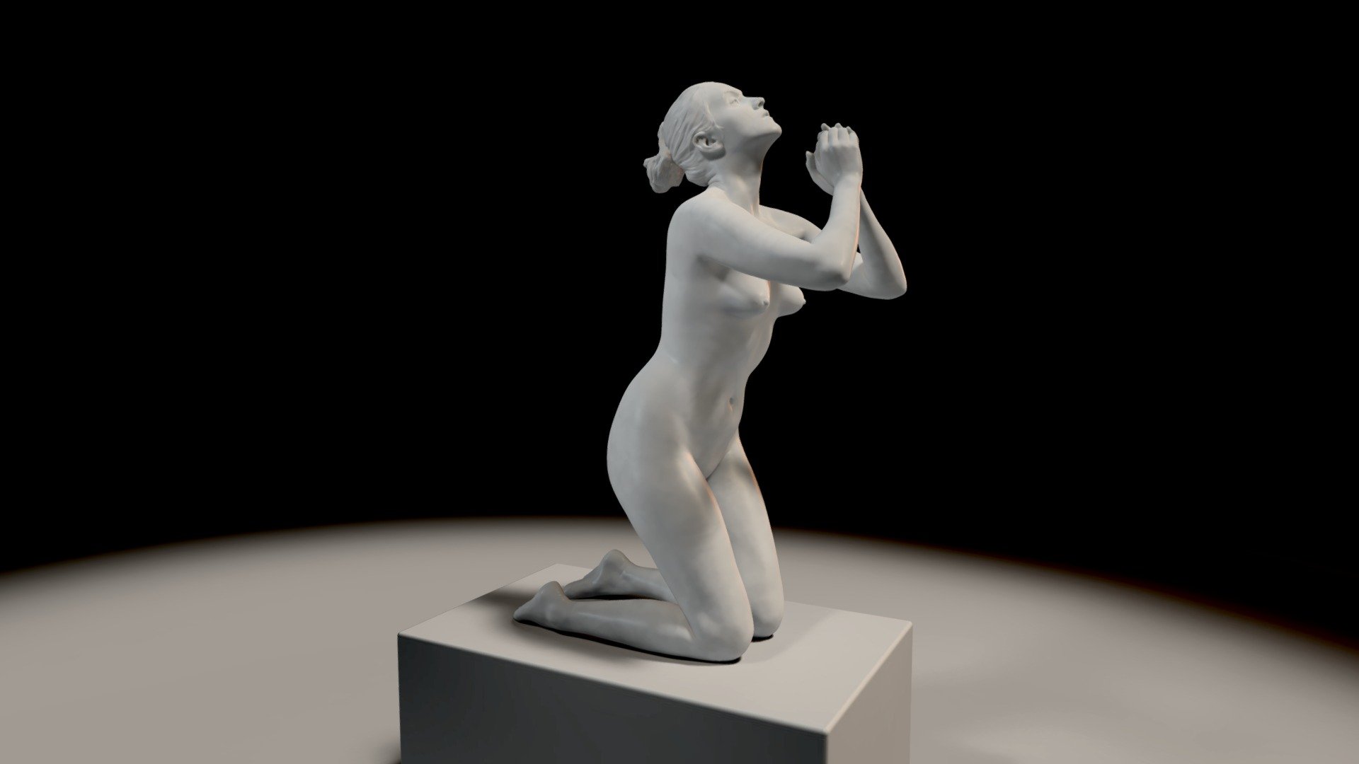 Eve supplication 3d model