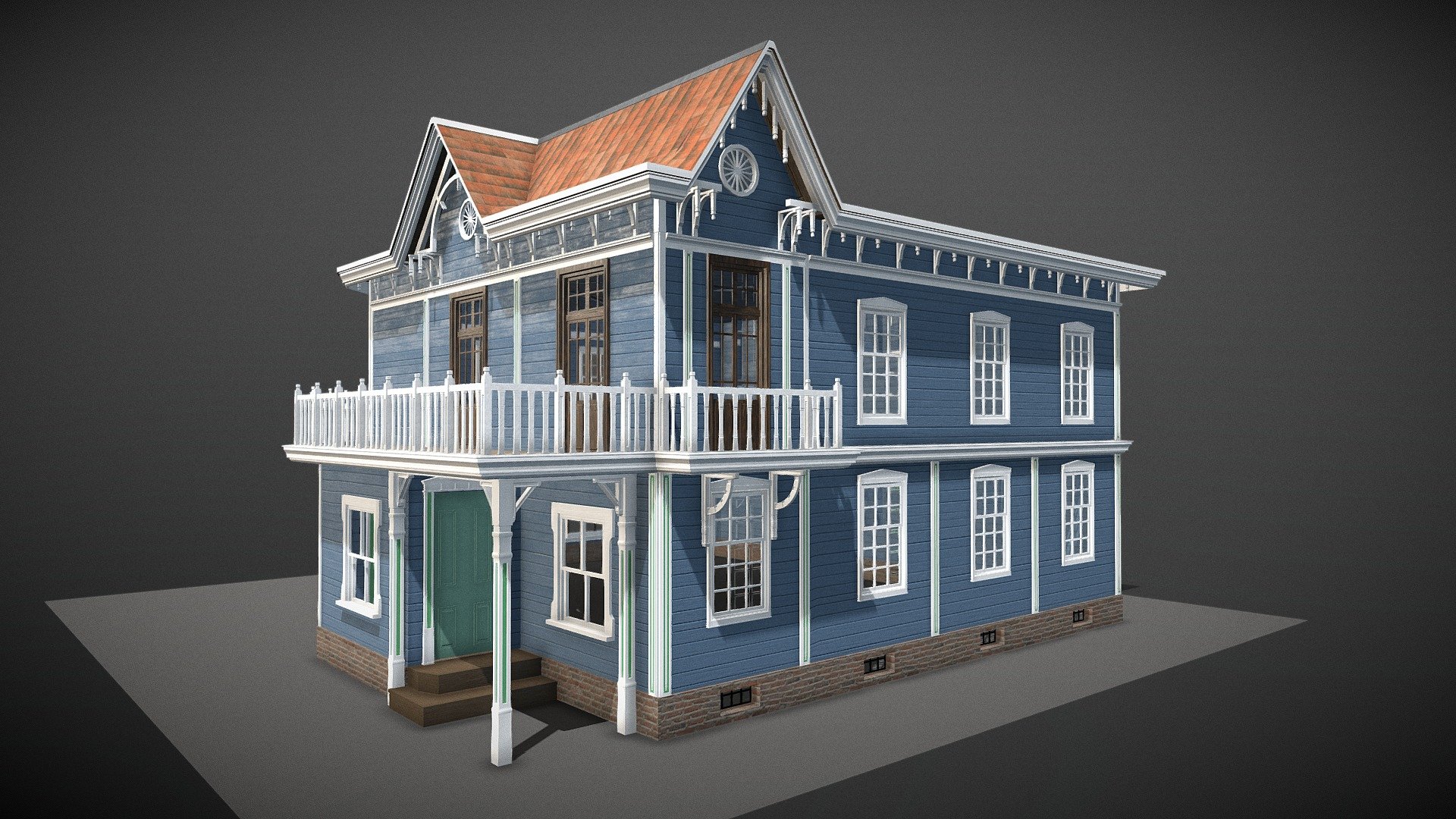 Victorian House 3d model