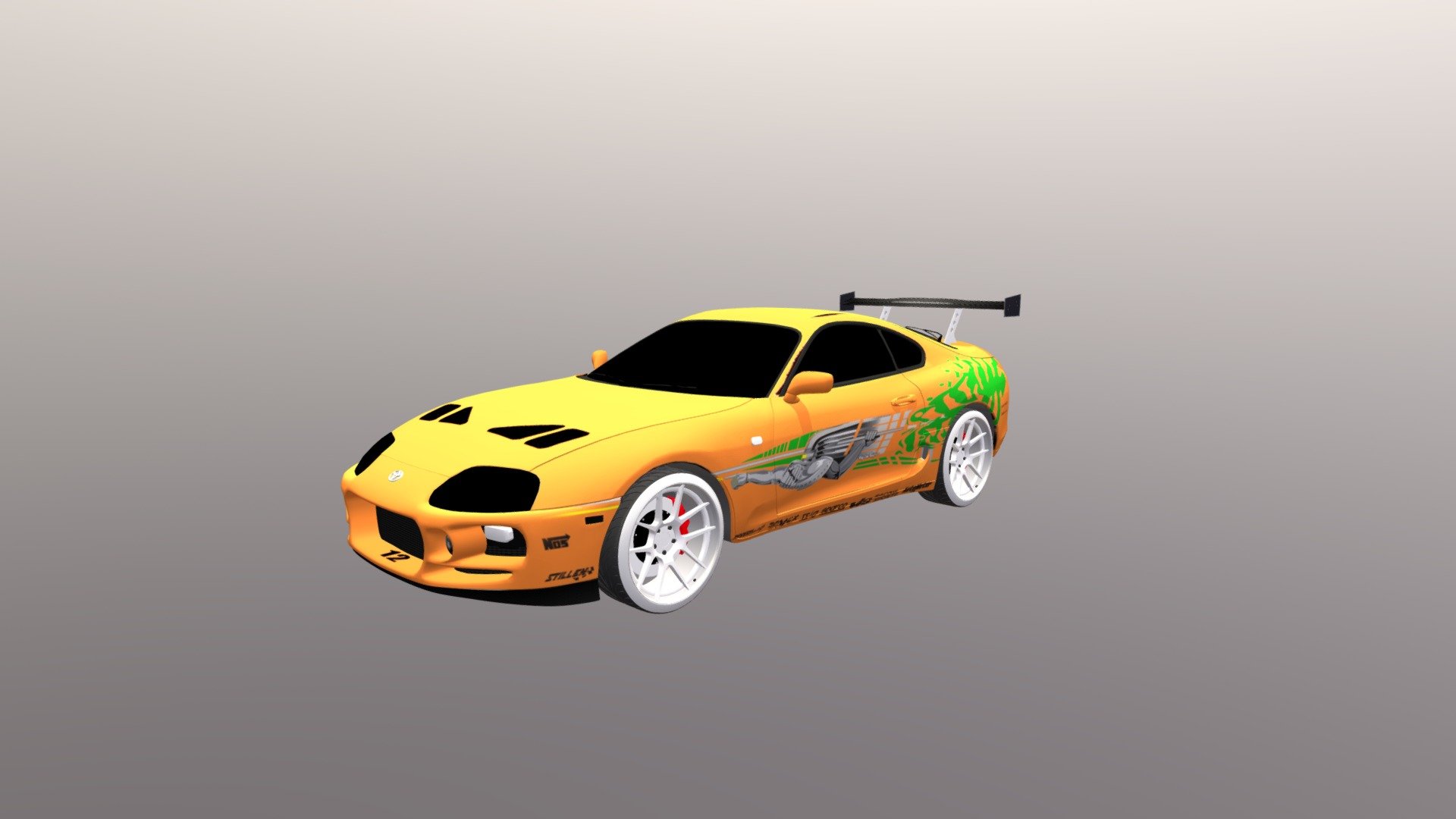 Supra MK4 1994 3d model