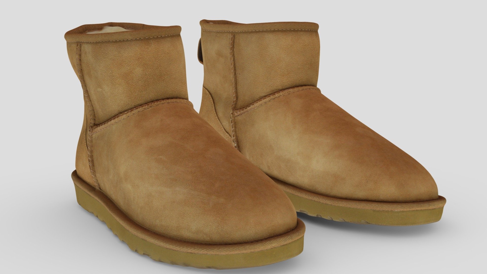 UGG SNOW BOTTS 3d model