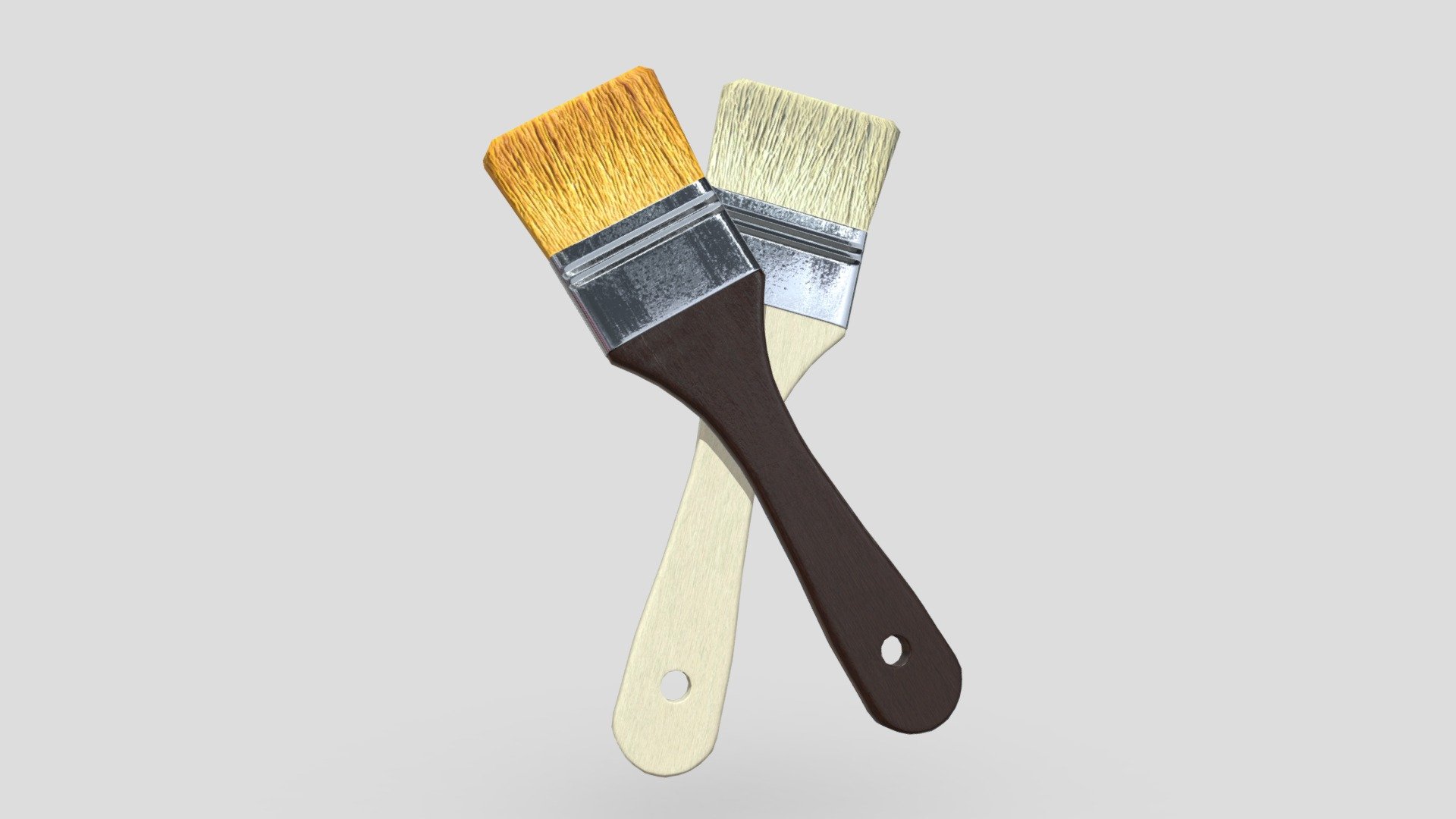 Paint Brush 6 3d model