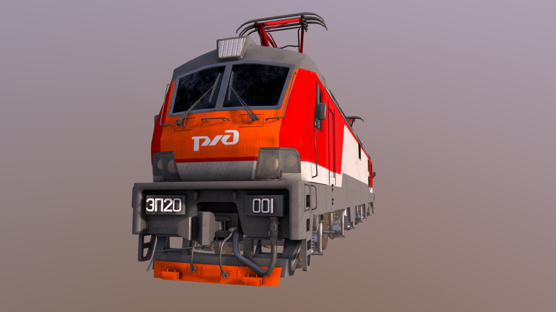 Train EP-20 3d model