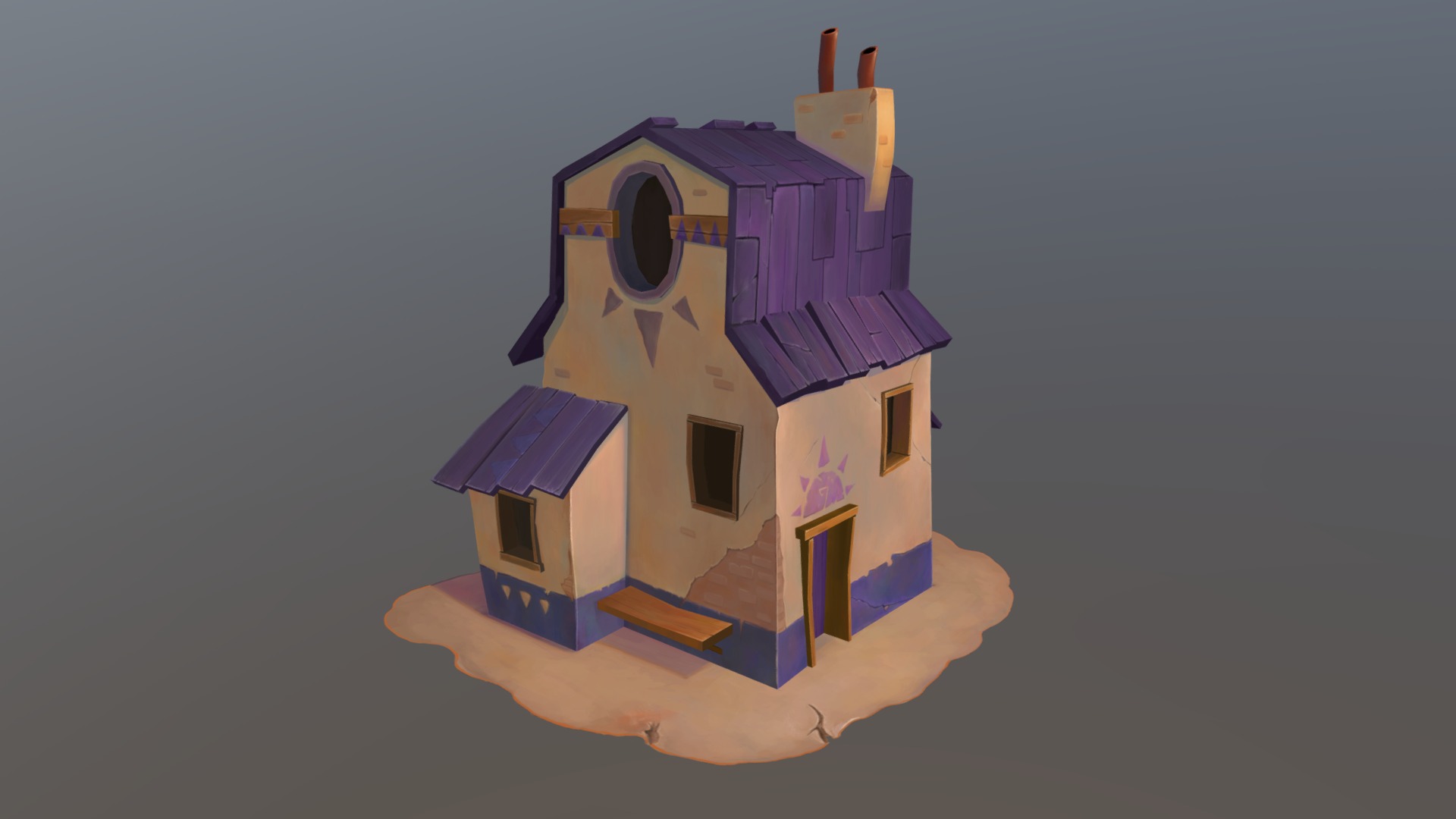 House of rising sun 3d model