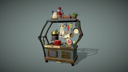 Stylized Kitchen