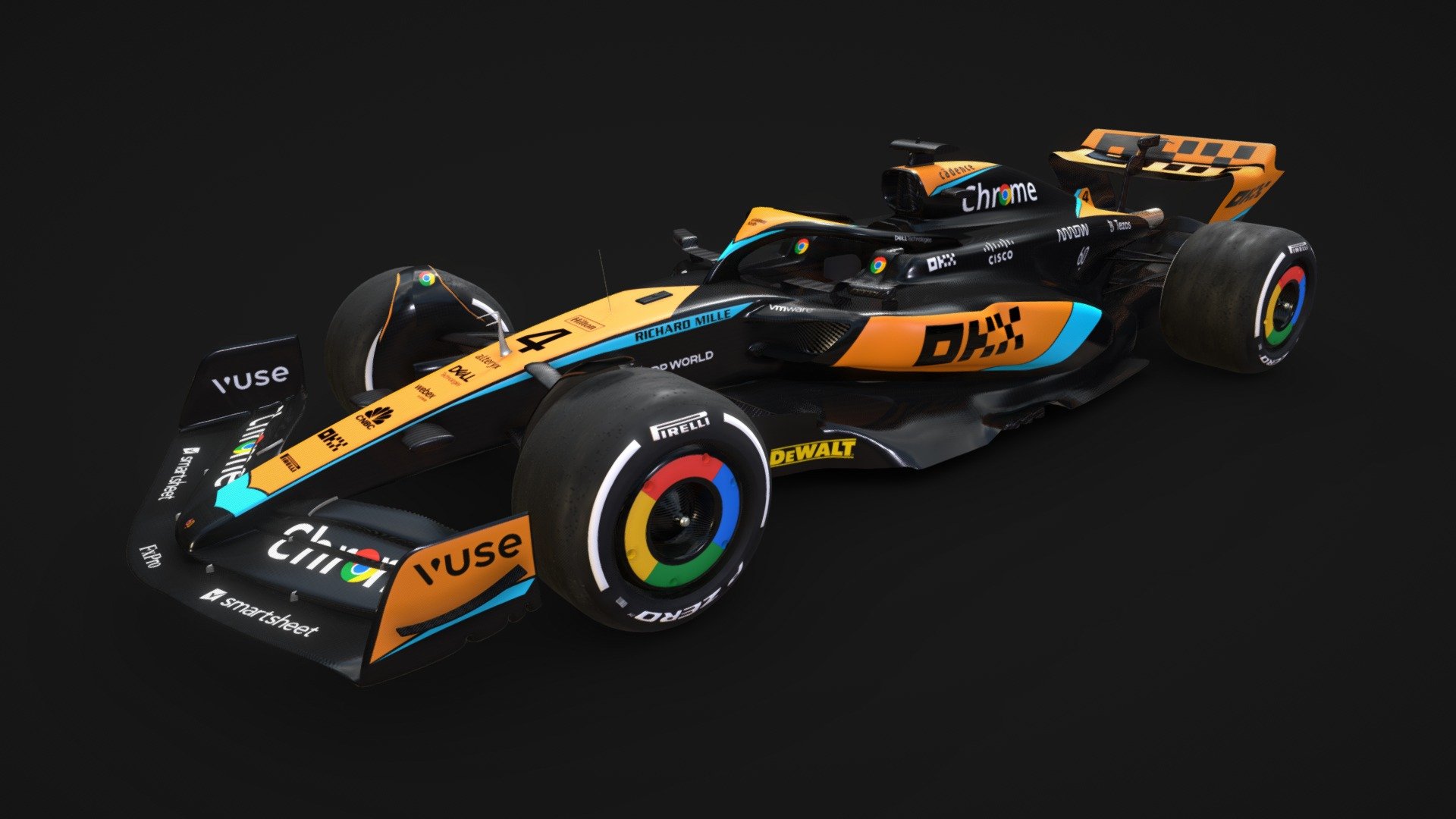 McLaren MCL60 3d model