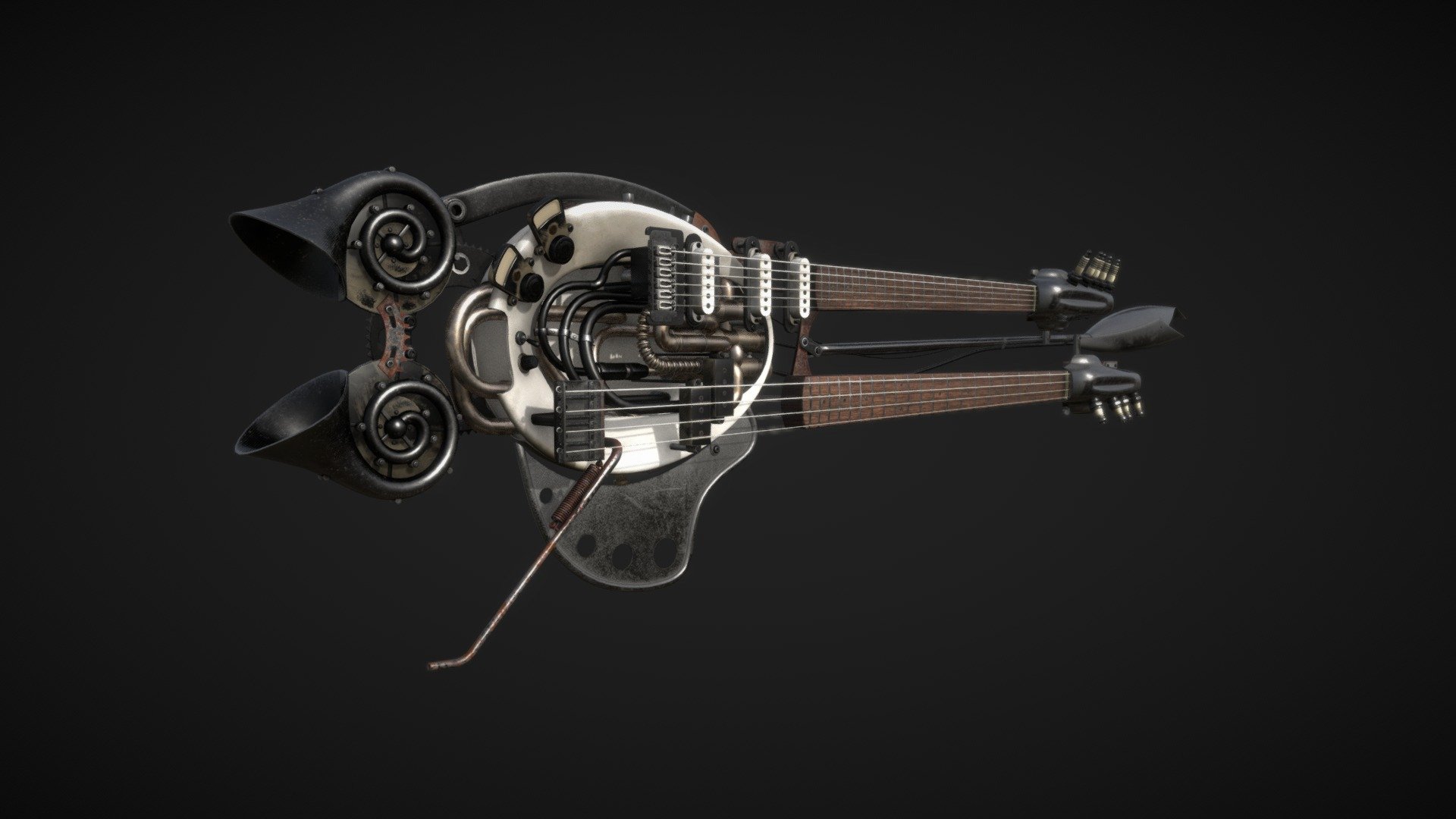 DOOF WARRIOR GUITAR 3d model