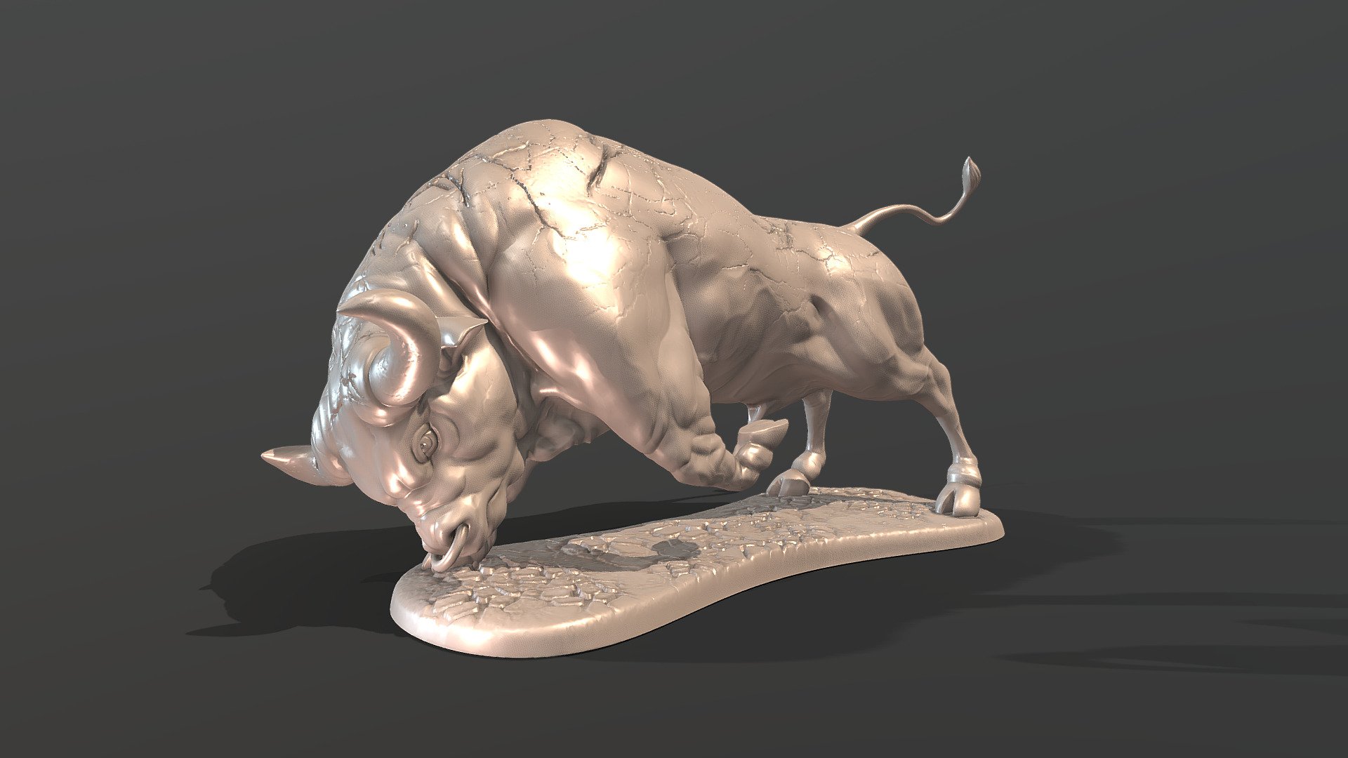 Bull 3d model