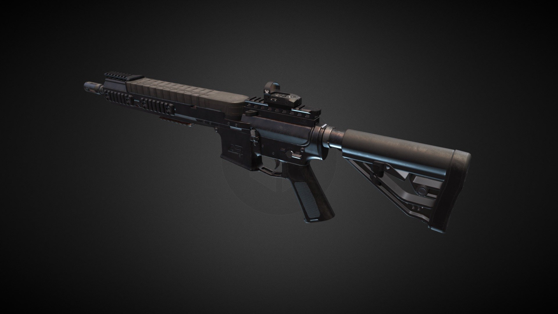 AR57 Rifle 3d model