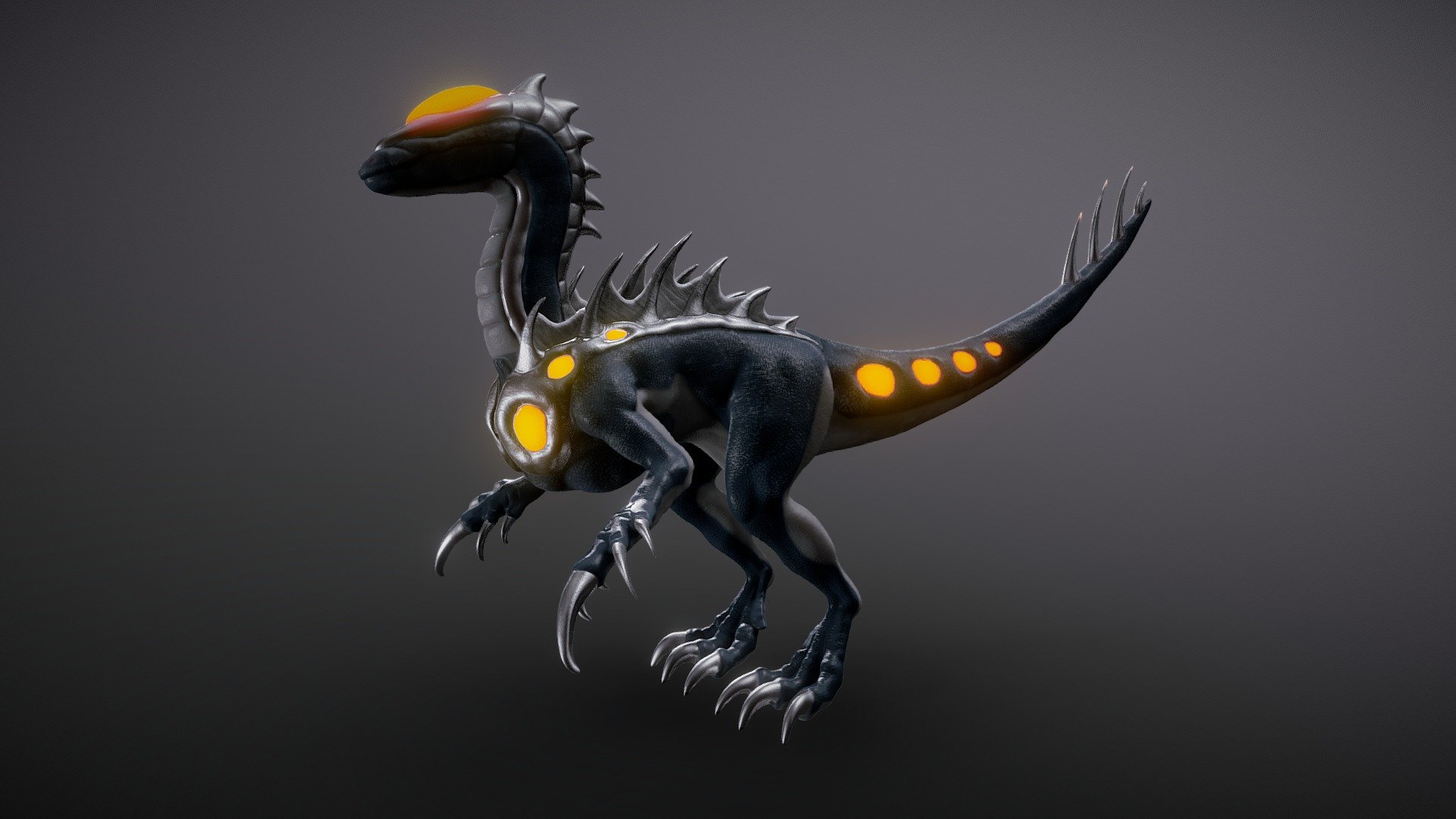 Dinosaur Alien 3d model