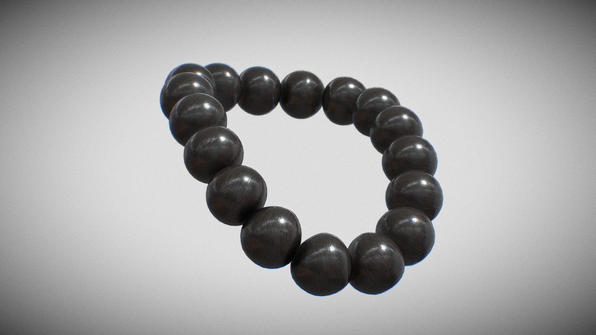 Ogun Warrior Necklace (Metahuman Ready) 3d model