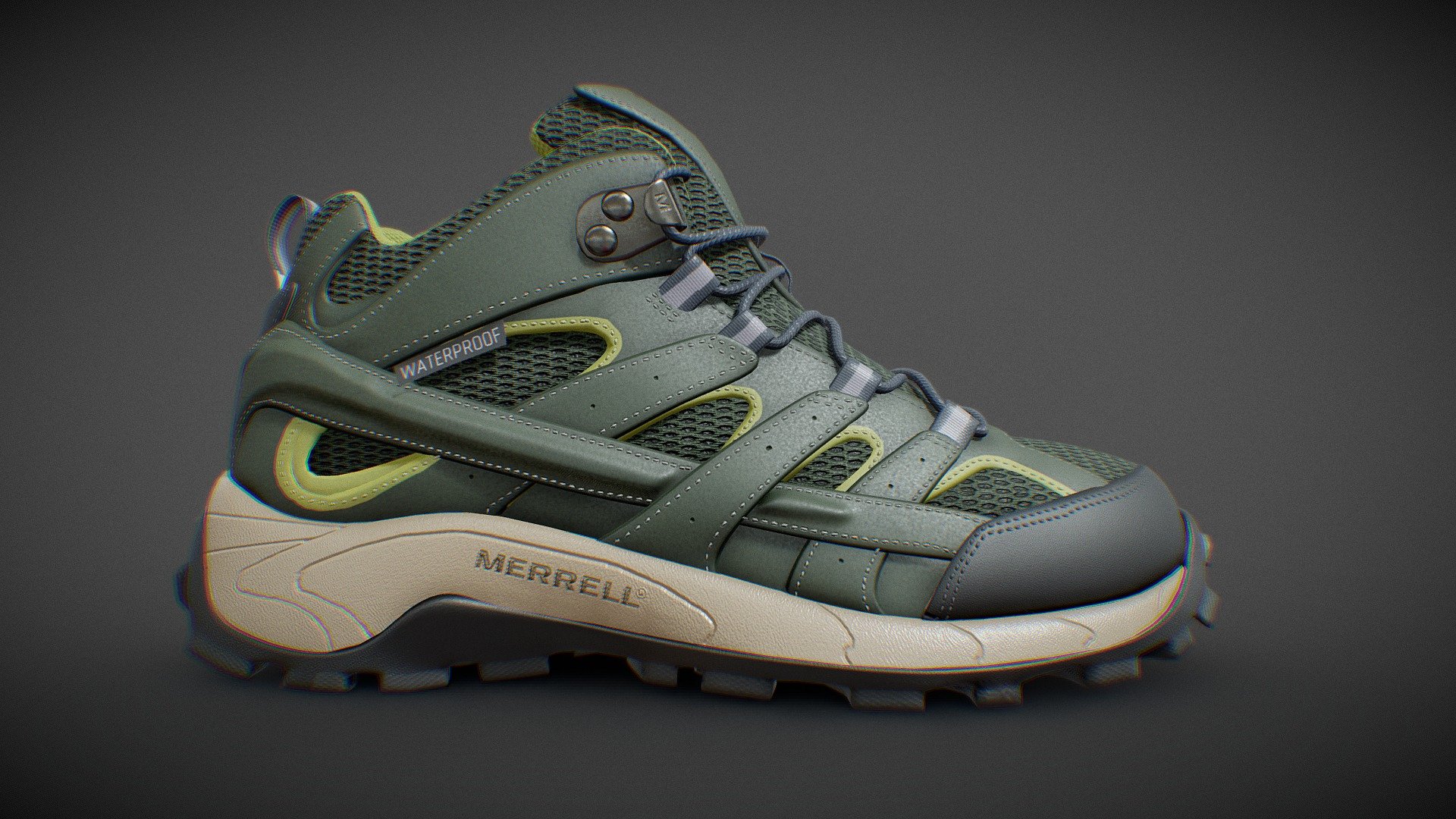 Trekking Shoe 3d model