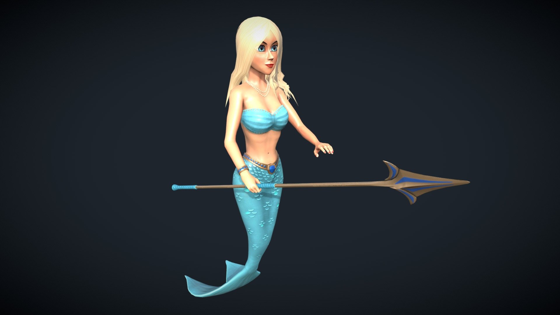 "Mermaid 3d model