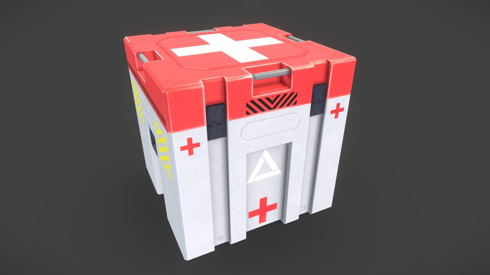 Sci Fi Crate First Aid 3d model