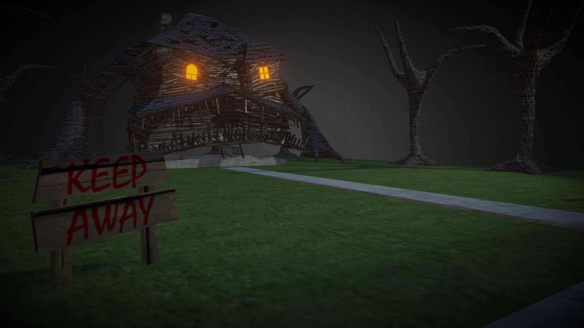 Monster House 3d model