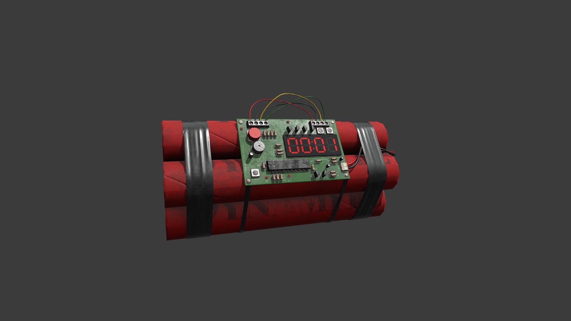 Dynamite 3d model