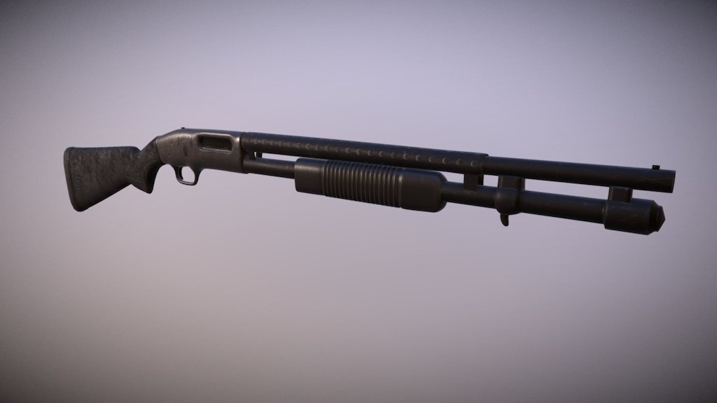 Shotgun 3d model