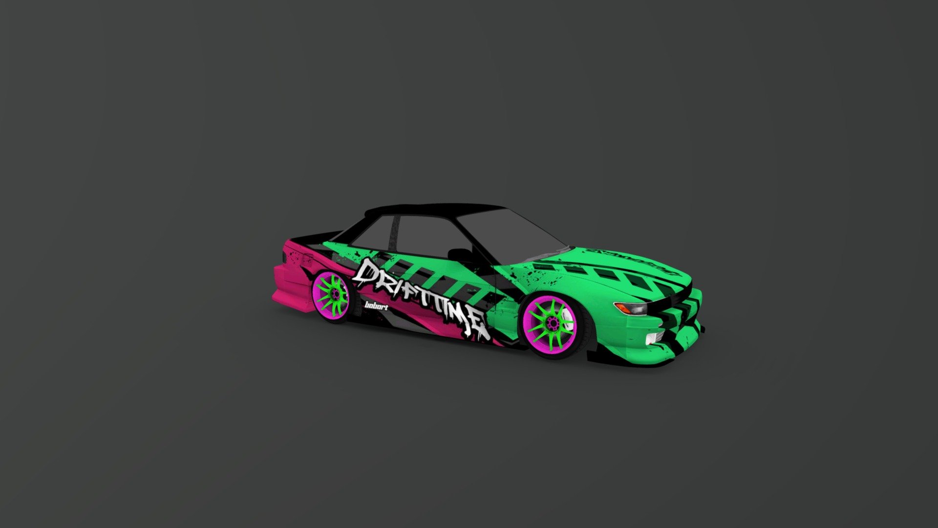 Nissan S13 drift 3d model