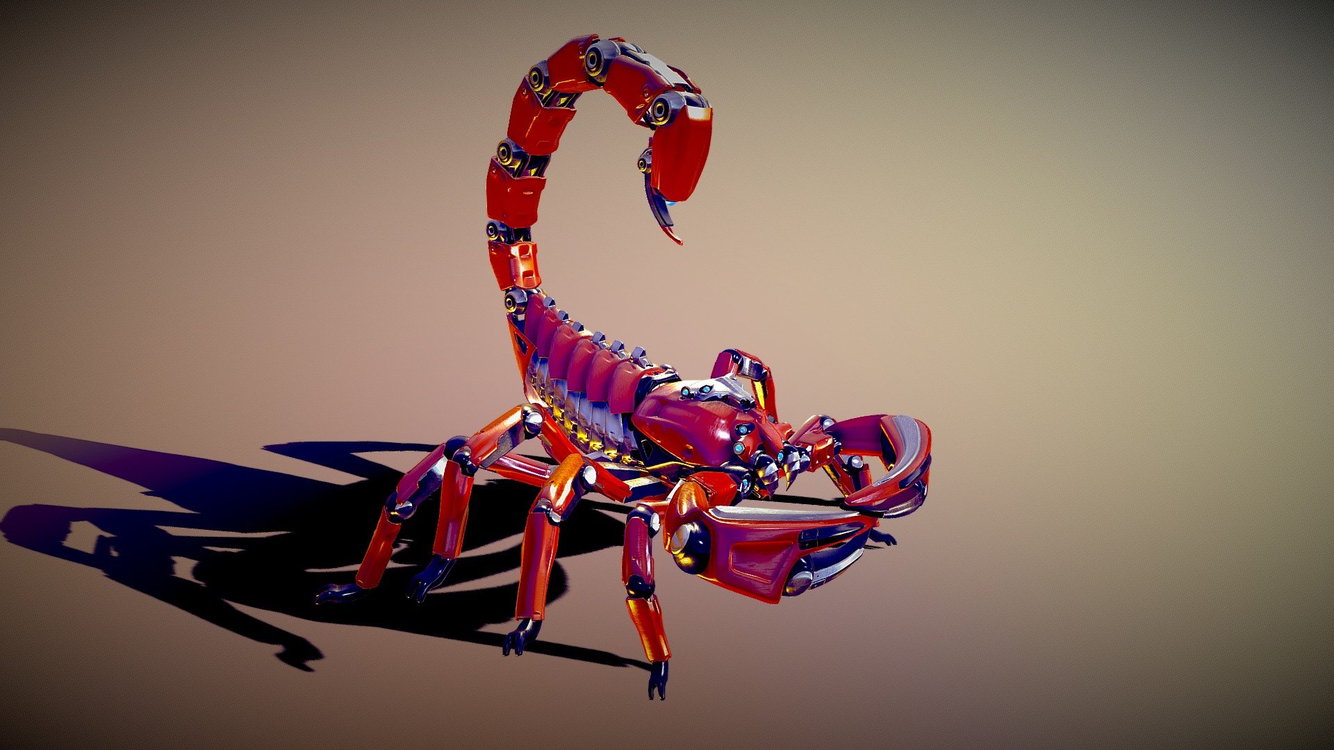 Scorpion Robot 3d model