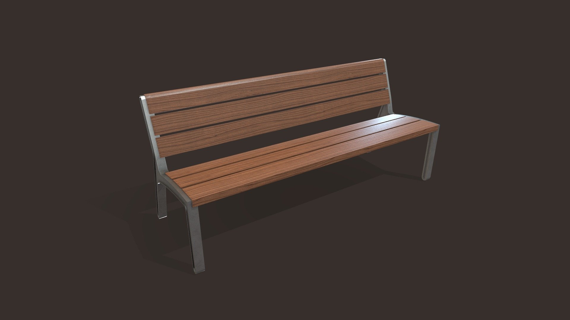 Outdoor Bench 3d model