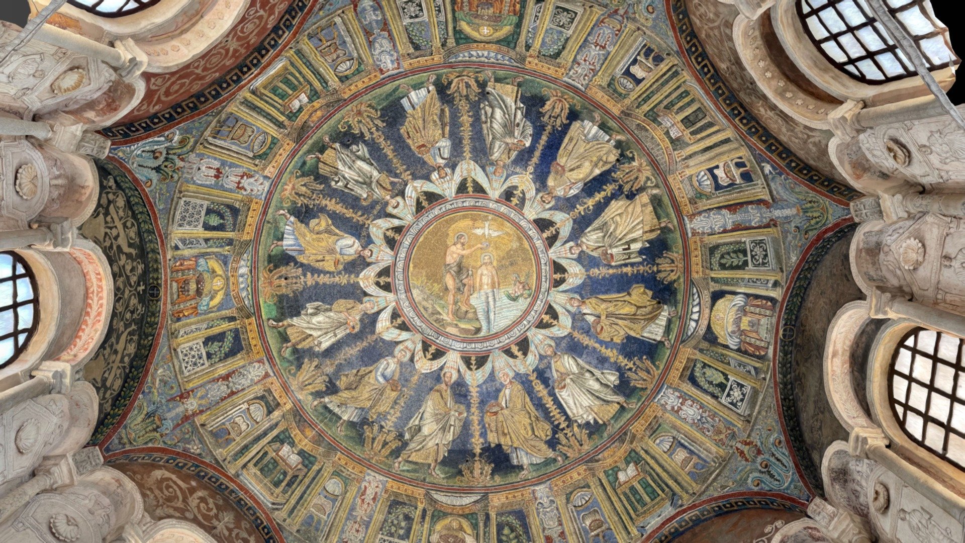 Neonian Baptistery, Ravenna 3d model