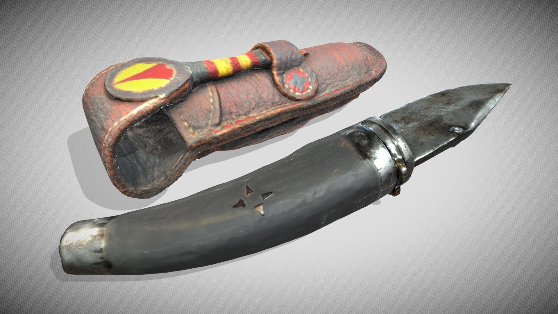 Fonti Knife 3d model