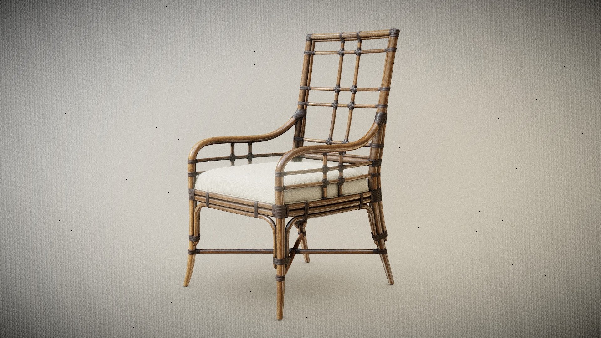 Seaview Arm Chair 3d model